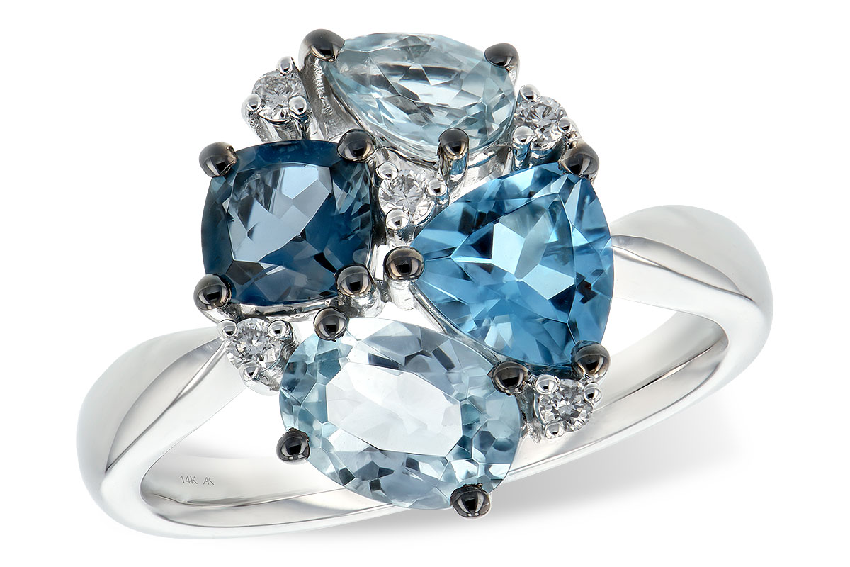 A198-55641: LDS RG 2.57 BLUE TOPAZ 2.65 TGW