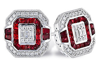 B282-24759: EARR .80 RUBY TW 1.05 TGW