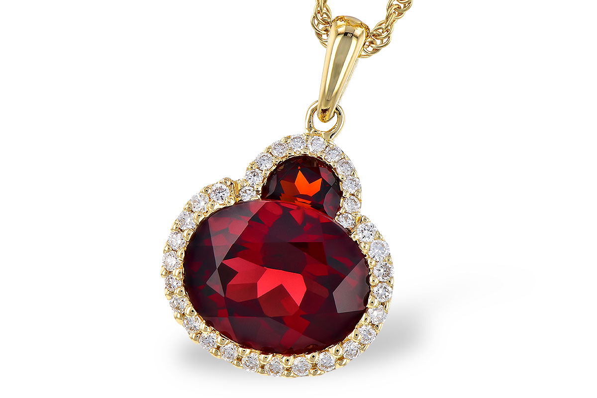 B282-25714: NECK 3.02 TW GARNET 3.16 TGW