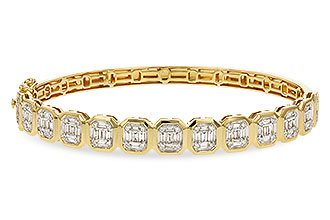 B284-00250: BANGLE .81 TW BAGUETTE 1.00 TW