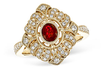 C282-21123: LDS RG .42 RUBY .80 TGW (5x4MM RUBY)