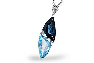 D284-02050: NECK 6.87 BLUE TOPAZ 6.97 TGW