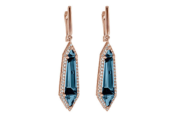 E199-48377: EARR 5.25 LONDON BLUE TOPAZ 5.67 TGW