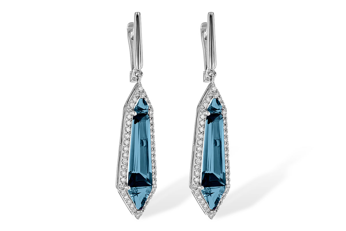 E199-48377: EARR 5.25 LONDON BLUE TOPAZ 5.67 TGW