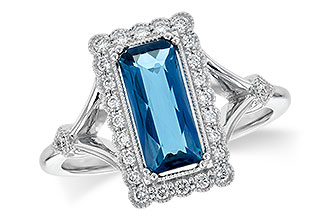 E199-51168: LDS RG 1.58 LONDON BLUE TOPAZ 1.75 TGW