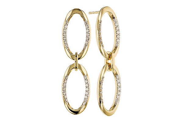 E283-13868: EARRING .37 TW