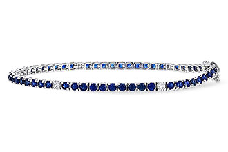 E284-01159: BRACELET 3.27 TW SAPP 3.52 TGW (7")