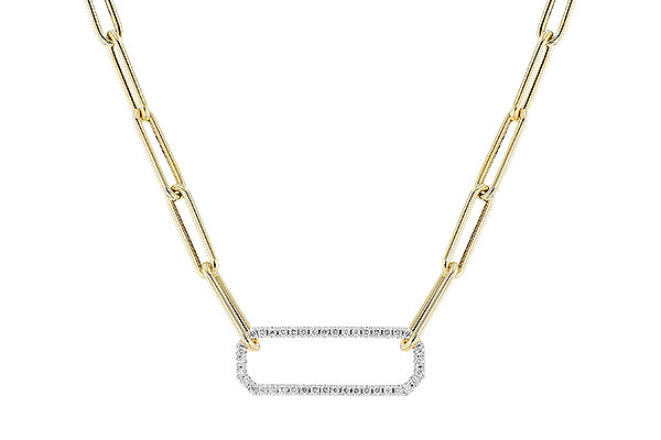 G283-09359: NECKLACE .50 TW (17 INCHES)
