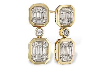 G284-00241: EARRINGS .38 BAG .45 TW