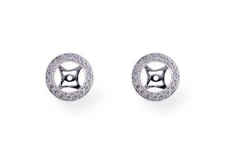 H193-14750: EARRING JACKET .32 TW (FOR 1.50-2.00 CT TW STUDS)