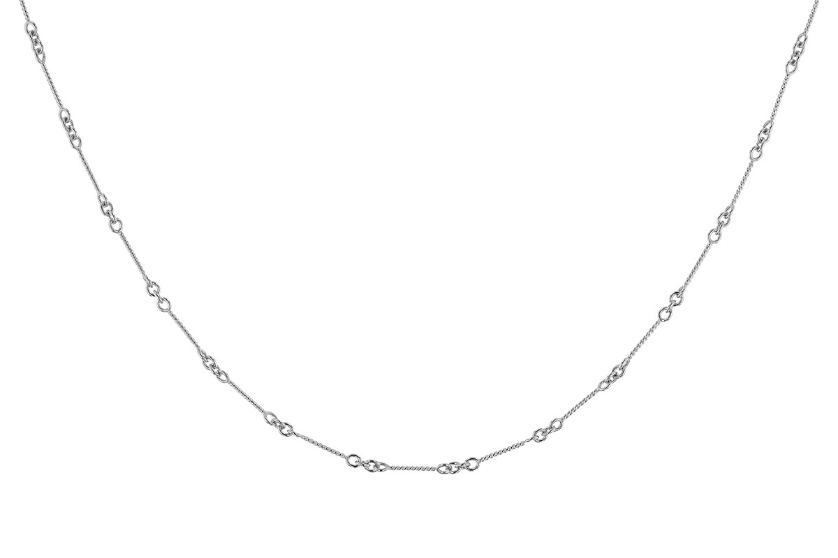 H283-14777: TWIST CHAIN (24IN, 0.8MM, 14KT, LOBSTER CLASP)