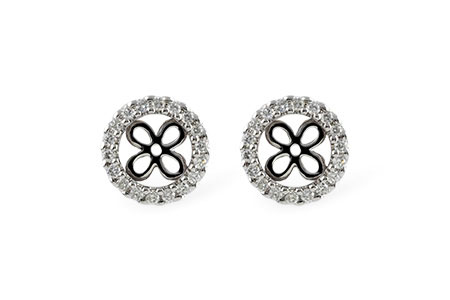 L196-76568: EARRING JACKETS .30 TW (FOR 1.50-2.00 CT TW STUDS)