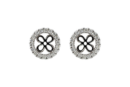 L196-76568: EARRING JACKETS .30 TW (FOR 1.50-2.00 CT TW STUDS)