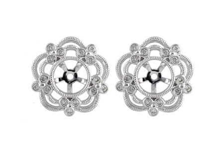 M194-94813: EARRING JACKETS .16 TW (FOR 0.75-1.50 CT TW STUDS)