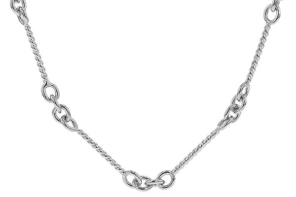 A283-14805: TWIST CHAIN (8IN, 0.8MM, 14KT, LOBSTER CLASP)